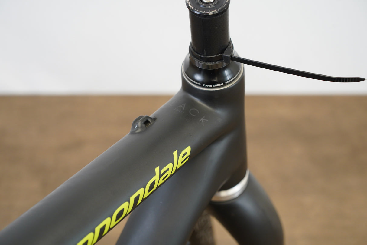 52cm Cannondale SuperX Black Inc. Easton Carbon Disc CX Gravel Frameset Super X