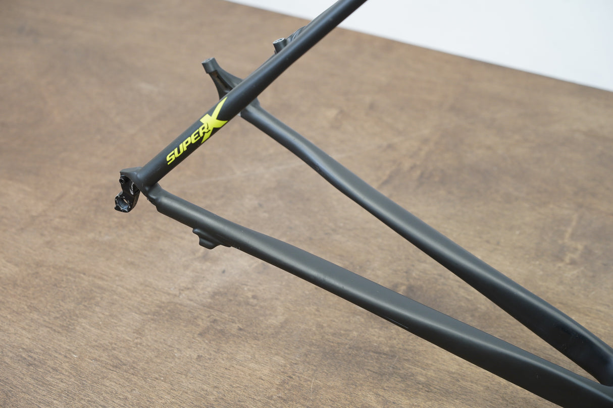 52cm Cannondale SuperX Black Inc. Easton Carbon Disc CX Gravel Frameset Super X