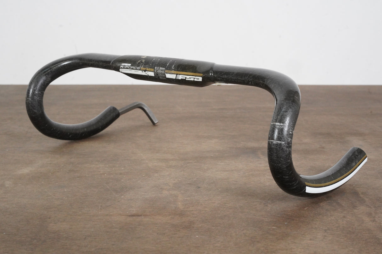 42cm FSA K-Force Carbon Compact Road Handlebar 31.8mm
