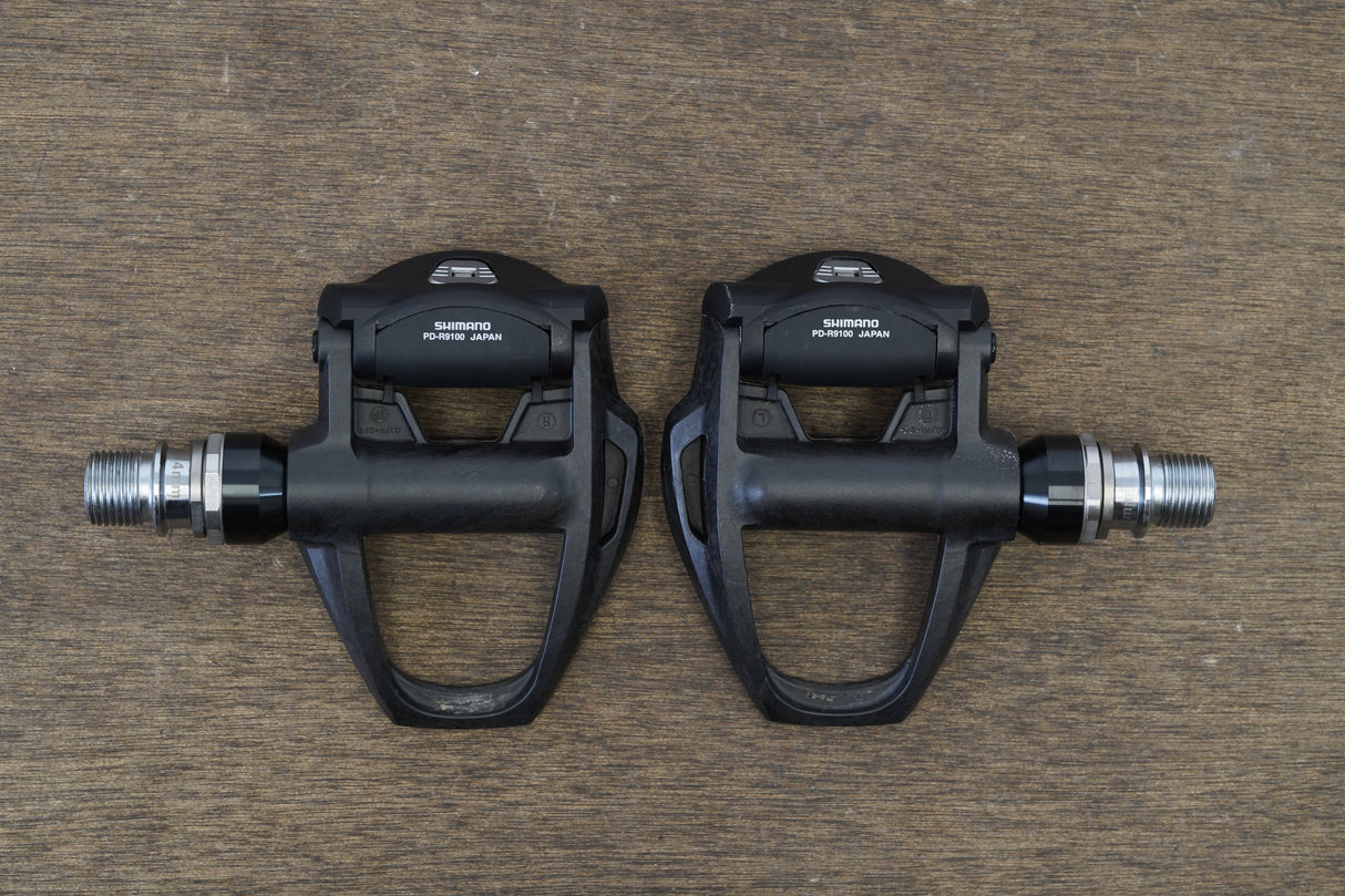 Shimano Dura-Ace PD-R9100 +4mm SPD-SL Carbon Clipless Road Bike Pedals 243g
