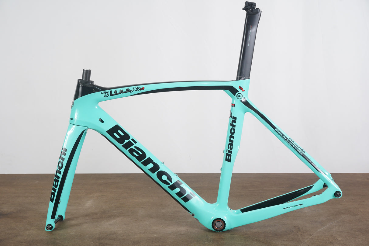 55cm Bianchi Oltre XR4 CV Carbon Aero Disc Brake Road Frameset