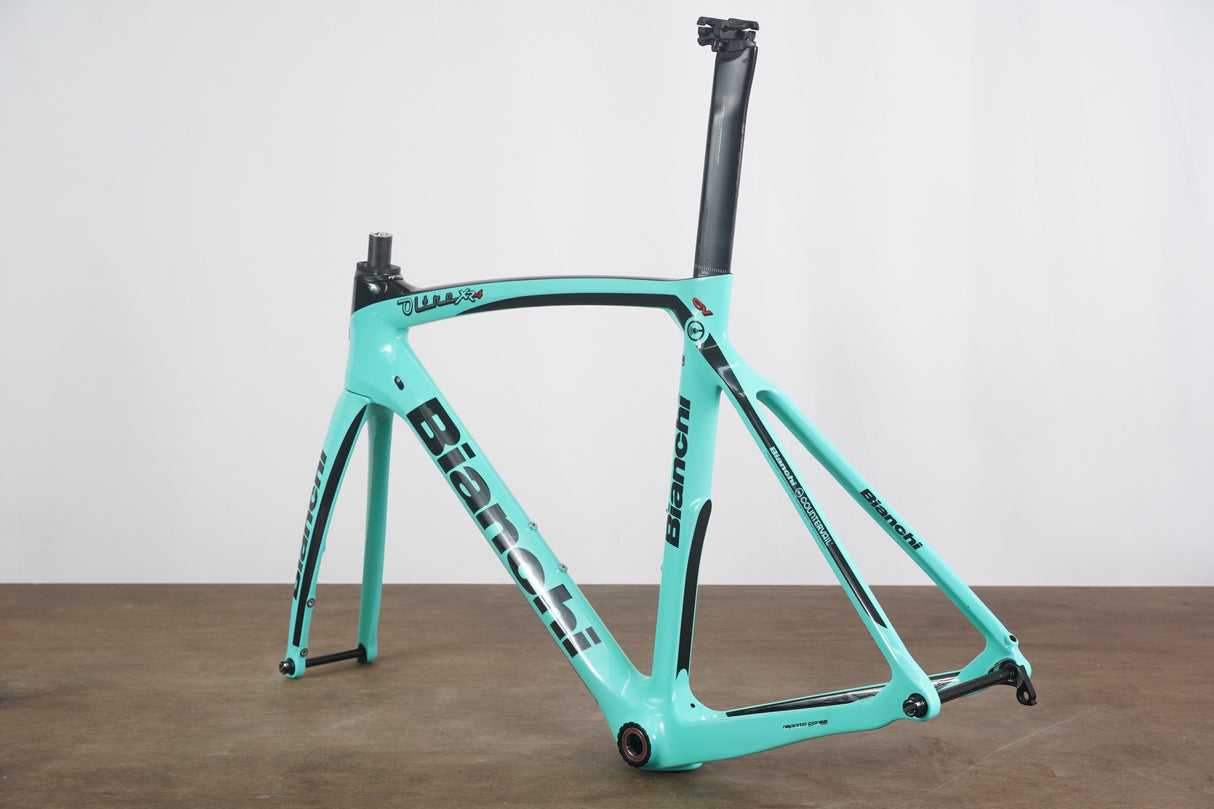 55cm Bianchi Oltre XR4 CV Carbon Aero Disc Brake Road Frameset