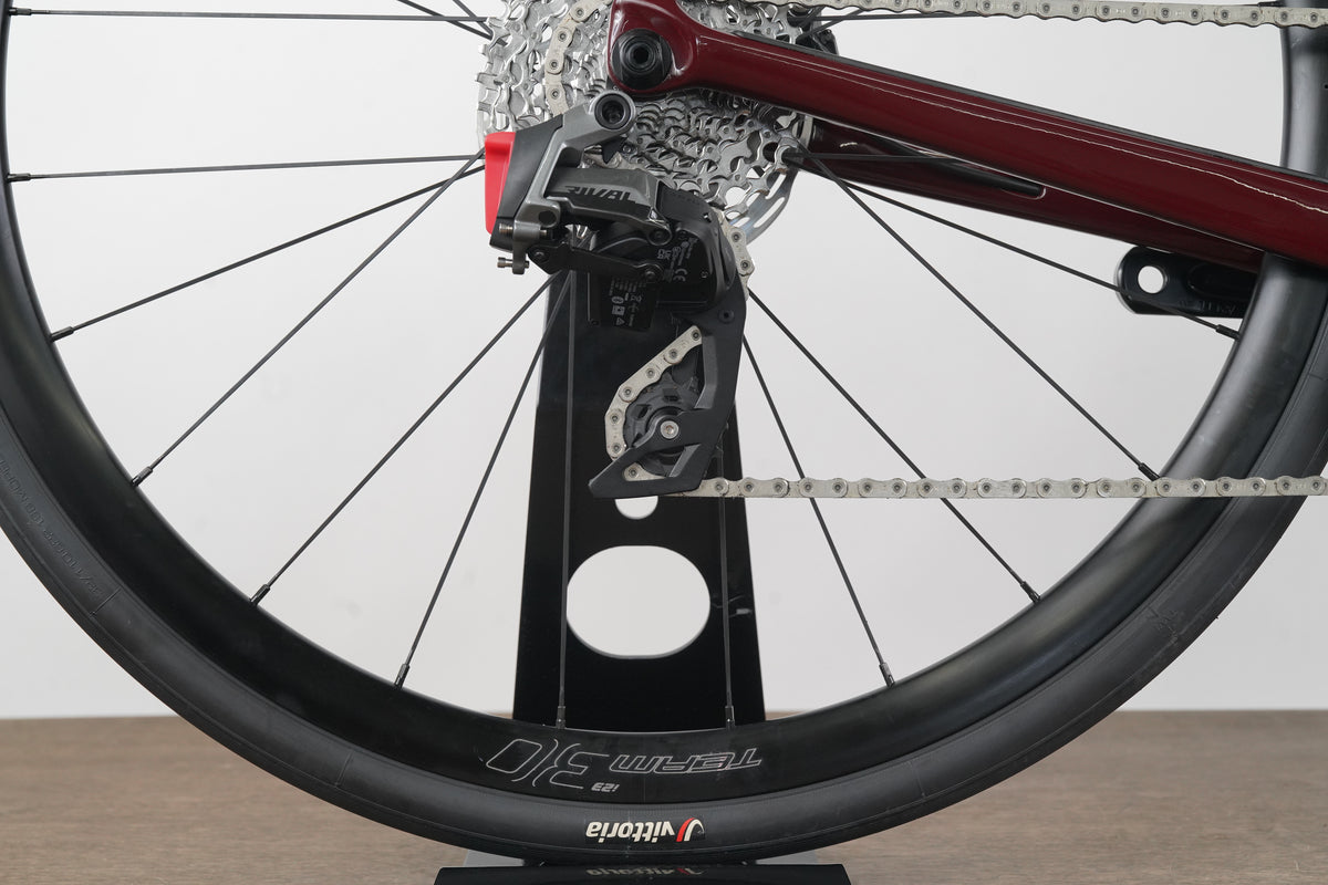 NEW 2025 54cm Cervelo Caledonia 5 Carmine Rival AXS Carbon Disc Road Bike