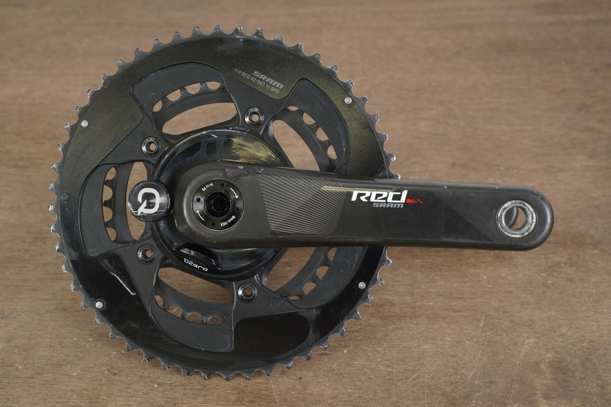 170mm 52/36T BB30 SRAM Red 22 Quarq DZero Power Meter Crankset