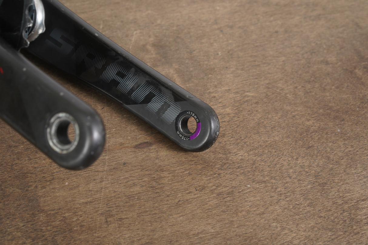 170mm 52/36T BB30 SRAM Red 22 Quarq DZero Power Meter Crankset