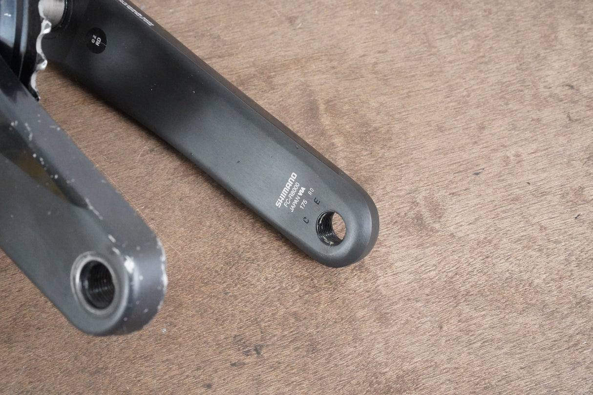 175mm 52/36T Shimano Ultegra FC-R8000 11 Speed Crankset 8000