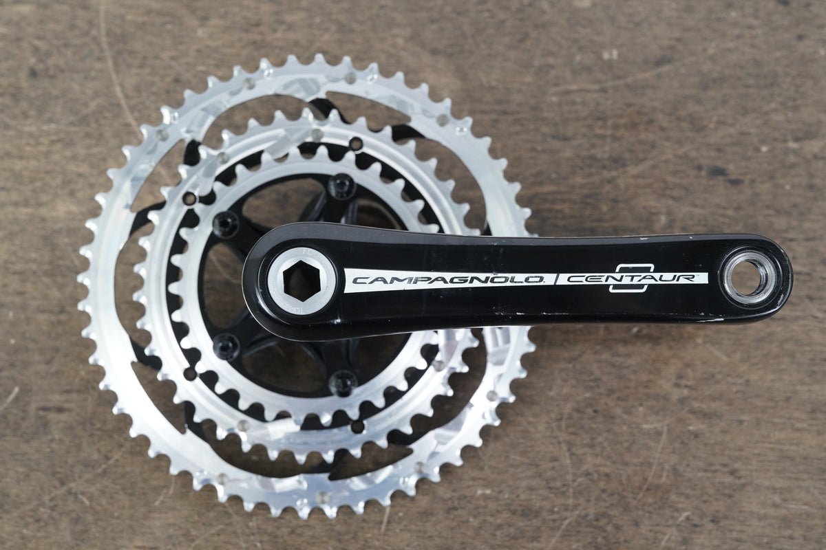 175mm 52/39/30T Campagnolo Centaur Power Torque 10 Speed Road Crankset 843g