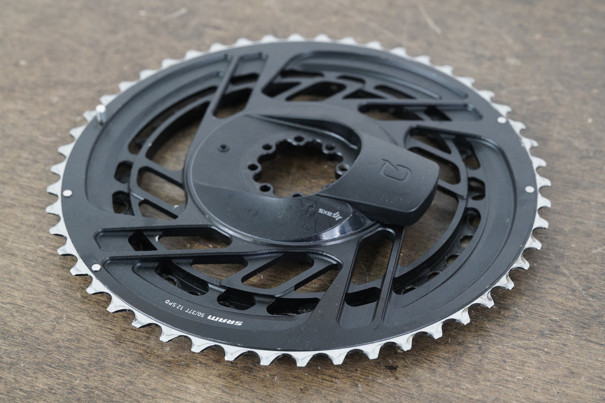 50/37T SRAM Force AXS D2 12 Speed Quarq Power Meter Chainrings + Spider 272g