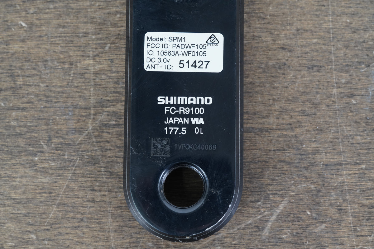 NDS 177.5mm Shimano Dura Ace FC-R9100 Stages Power Meter Crank Arm 9100
