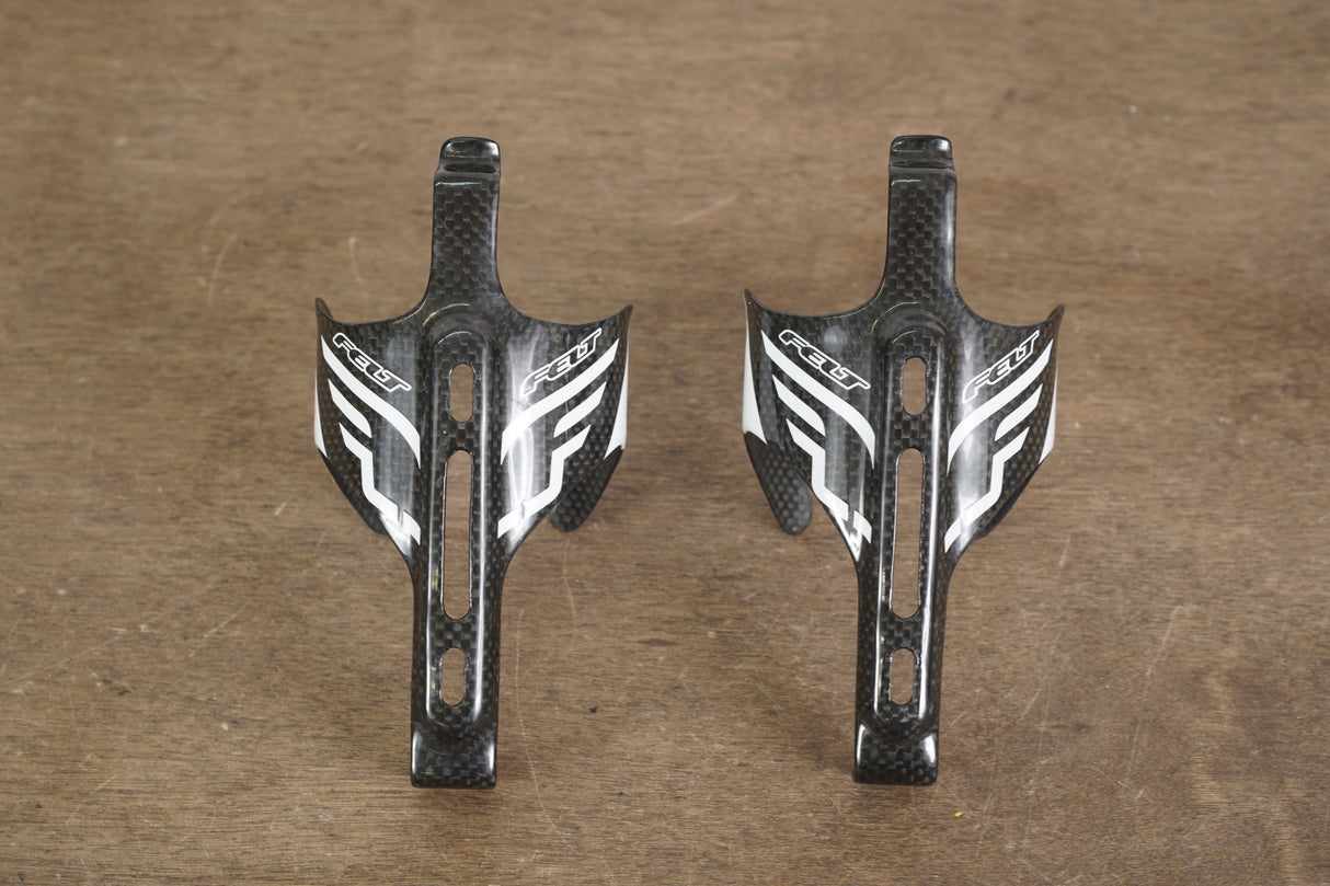 (2) Felt Carbon Water Bottle Cages 45g