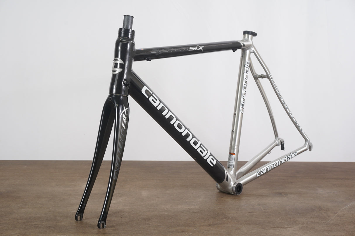 54cm Cannondale SystemSix Alloy Rim Brake Frameset System Six