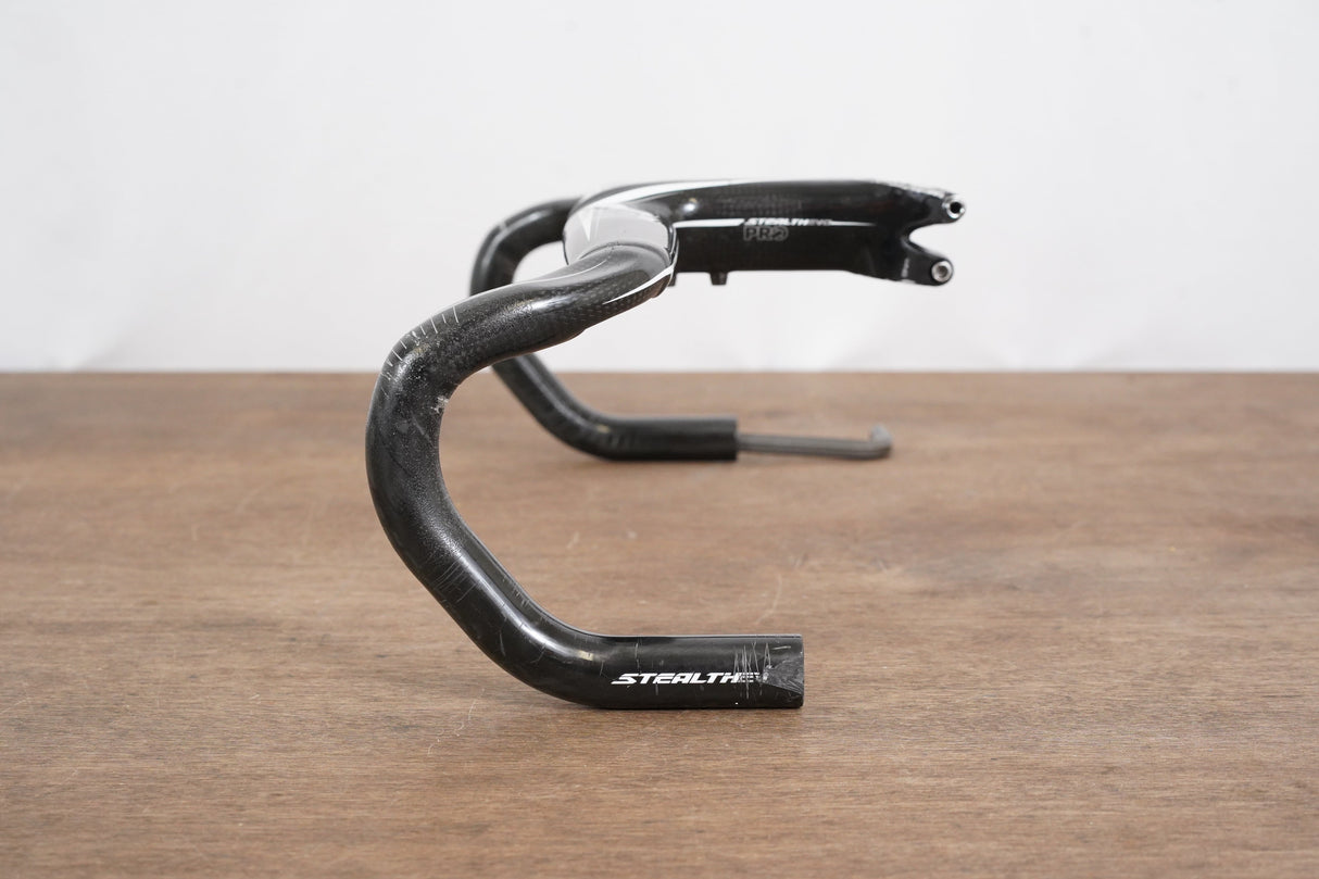 44cm 120mm PRO Vibe Stealth EVO Carbon Compact Barstem Handlebar 1 1/8"