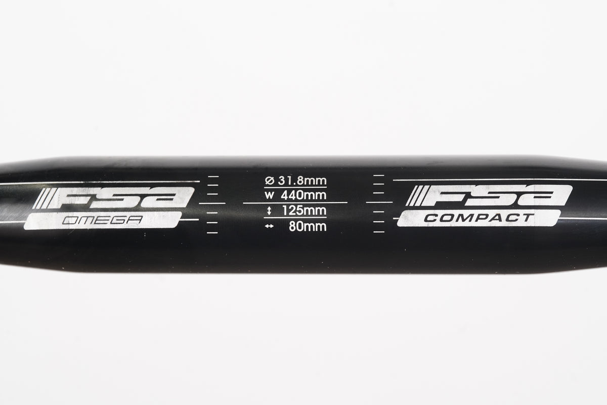 44cm FSA Omega Alloy Compact Road Handlebar 31.8mm