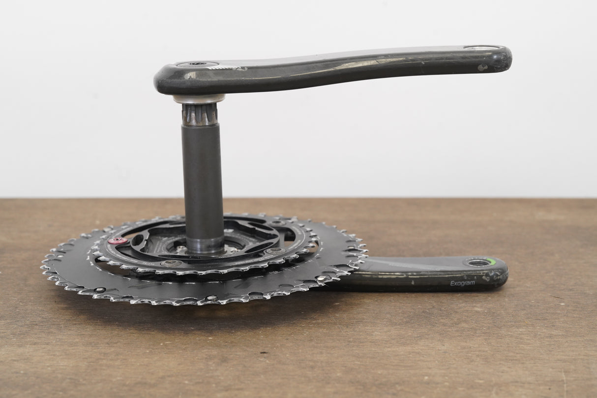 172.5mm 50/34T GXP Quarq Elsa Carbon Power Meter Road Crankset 740g