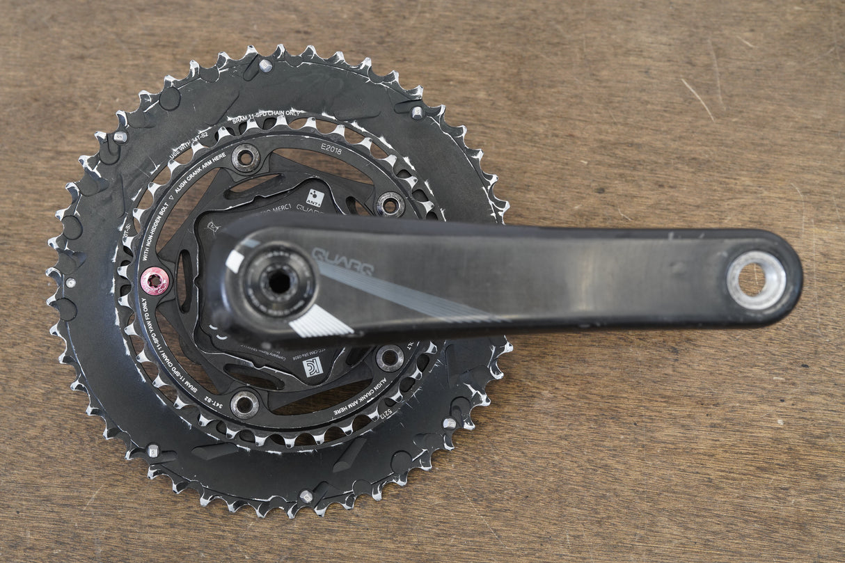172.5mm 50/34T GXP Quarq Elsa Carbon Power Meter Road Crankset 740g