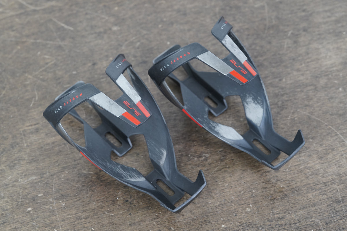 (2) Elite Vico Carbon Water Bottle Cages 49g