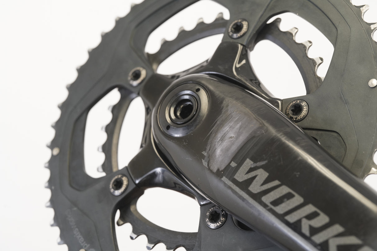 172.5mm 50/34T BB30 Specialized S-WORKS Carbon Road Crankset 559g