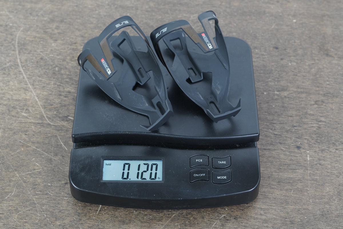 (2) Elite Vico Carbon Water Bottle Cages 54g