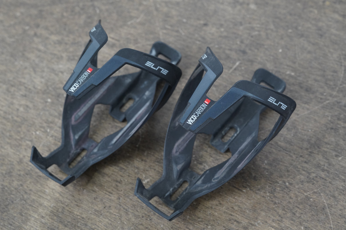 (2) Elite Vico Carbon Water Bottle Cages 54g