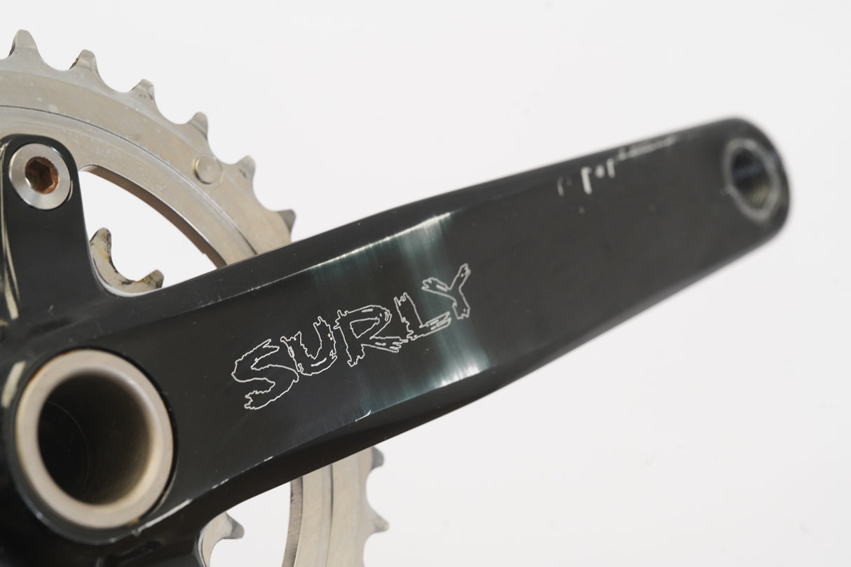 180mm 36/22T 24mm Surly O.D Alloy CX Gravel Crankset 1031g *100mm Wide*