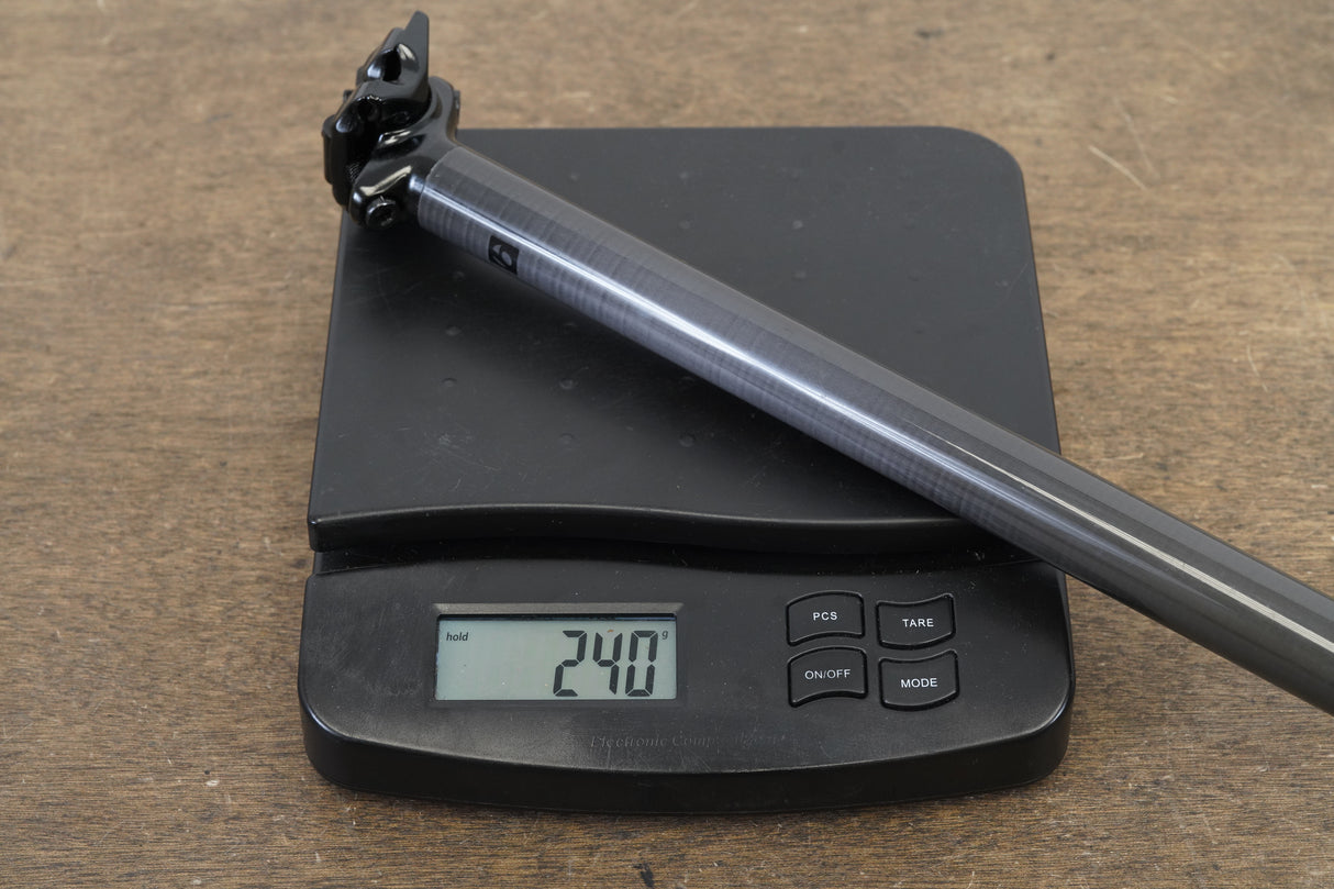 NEW TAKE-OFF 27.2mm Bontrager Pro 15mm Setback Carbon Alloy Road Seatpost 240g