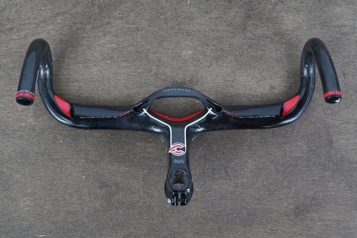 42cm 120mm Cinelli Ram 3 Carbon Aero Road Barstem 1 1/8"