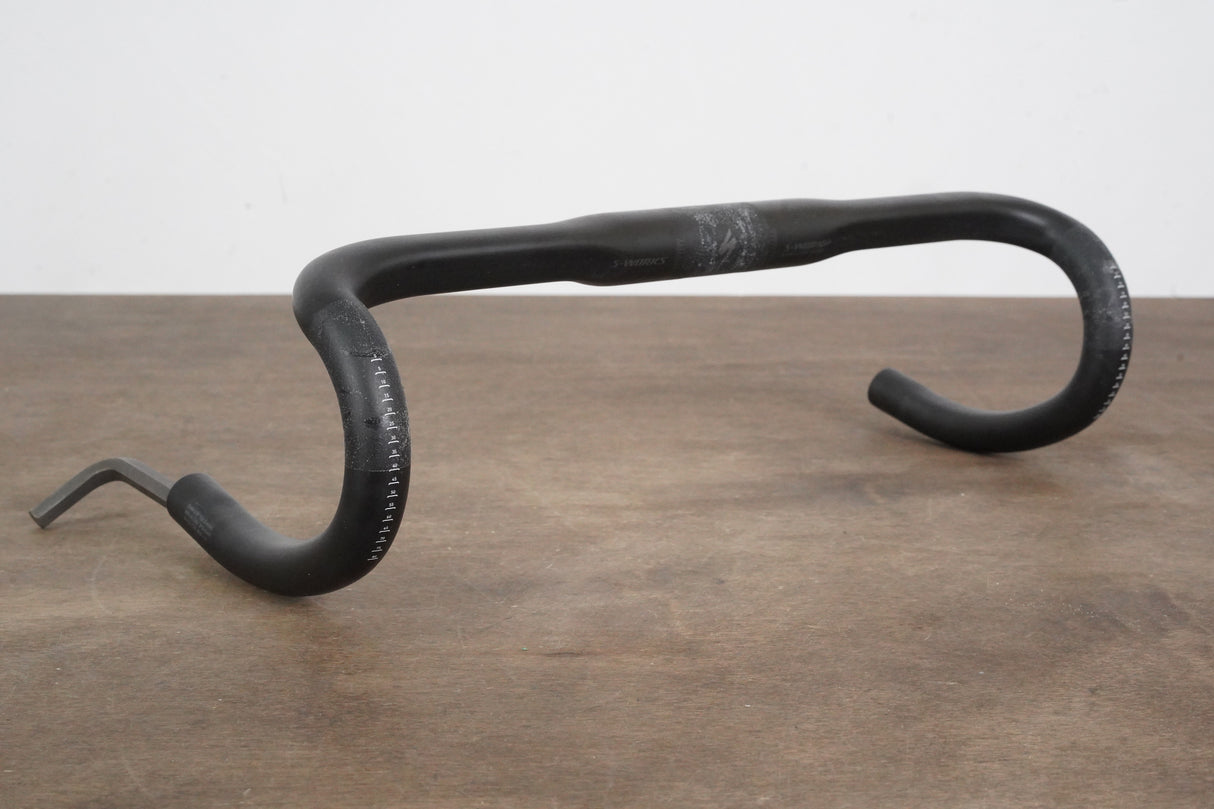 42cm Specialized S-WORKS Shallow Bend Carbon Compact Road Handlebar 31.8mm