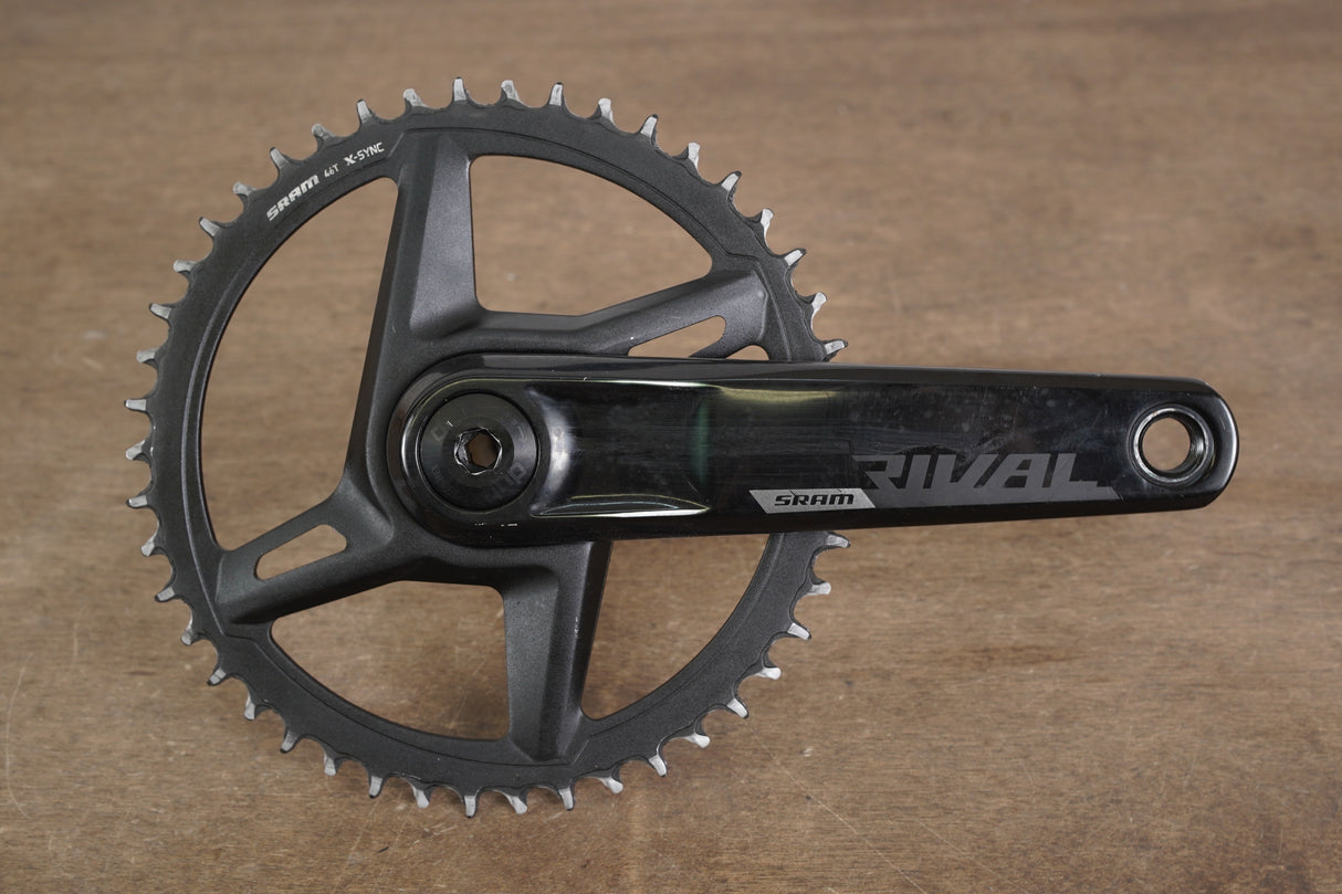170mm 46T DUB SRAM Rival 1x AXS 12 Speed Road Crankset
