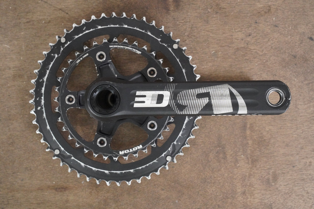 170mm 52/36T BB30 Rotor 3D NoQ Road Crankset