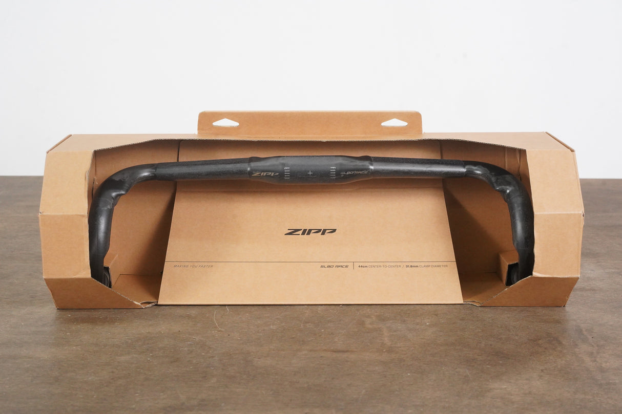 NEW 44cm Zipp SL-80 Race Carbon Compact Aero Road Handlebar 31.8mm SL80