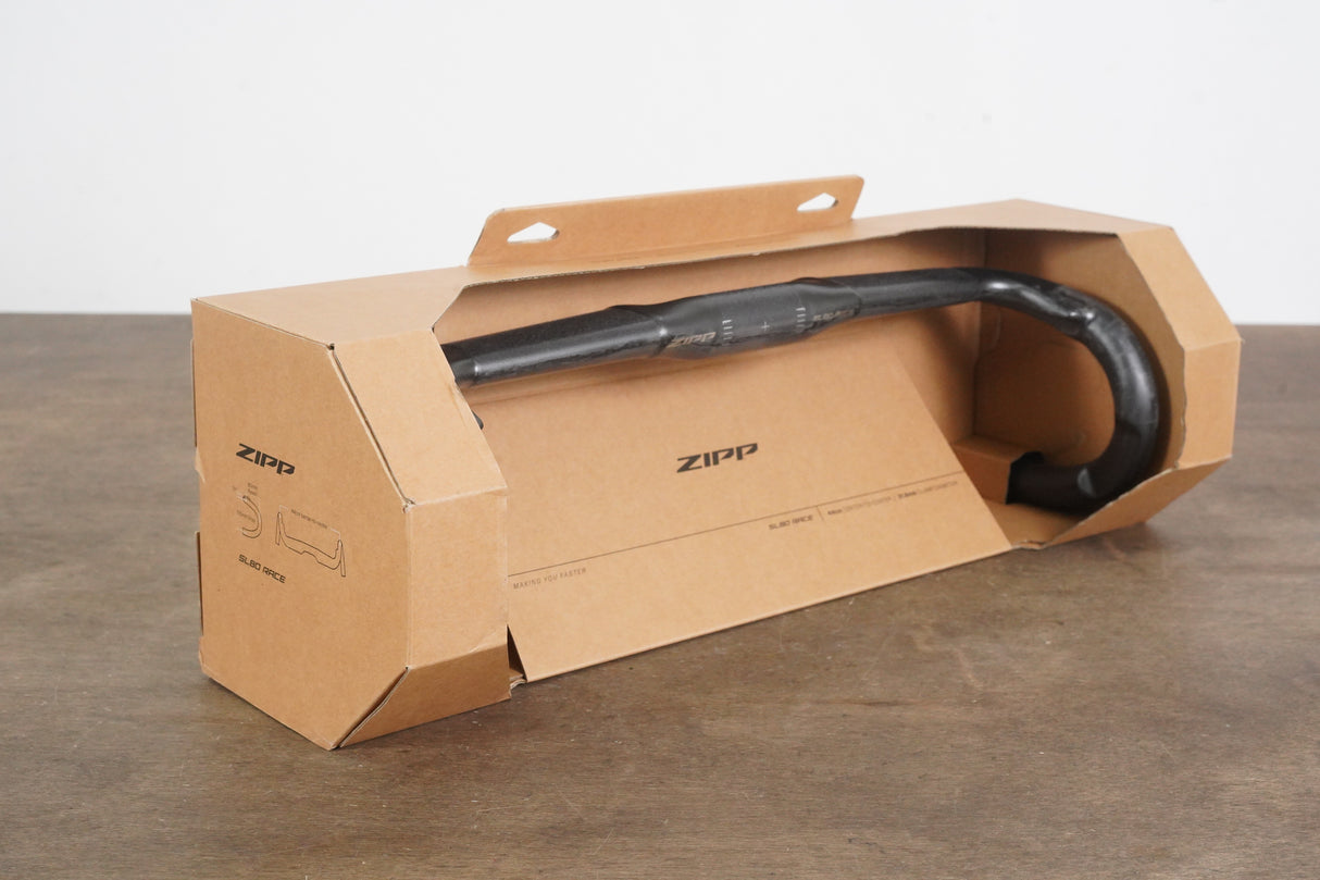 NEW 44cm Zipp SL-80 Race Carbon Compact Aero Road Handlebar 31.8mm SL80
