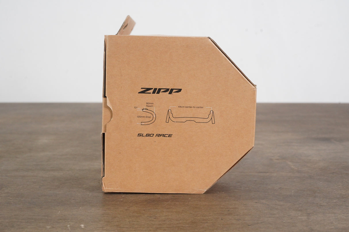 NEW 44cm Zipp SL-80 Race Carbon Compact Aero Road Handlebar 31.8mm SL80