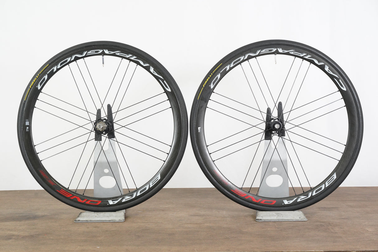 Campagnolo Bora One 35 Carbon Tubular Disc Brake Wheelset Campagnolo 11 Speed