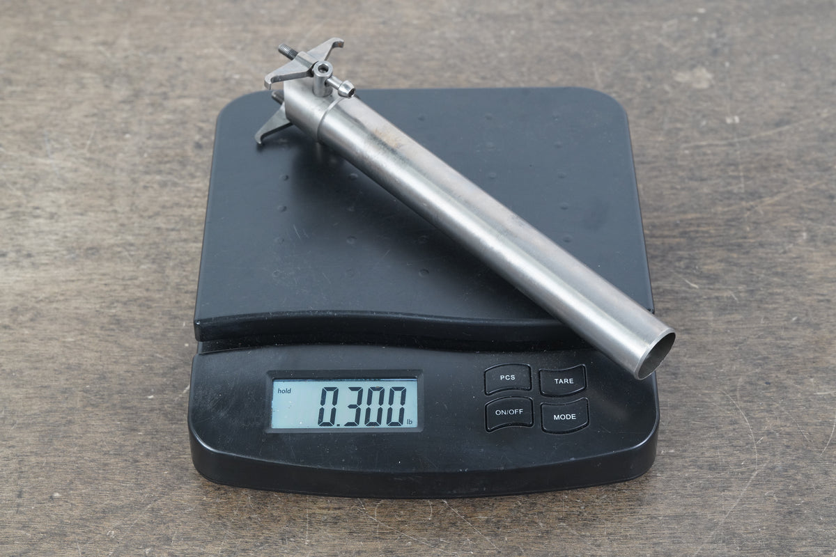 27.2mm Titanium 0 Setback Road Seatpost 136g