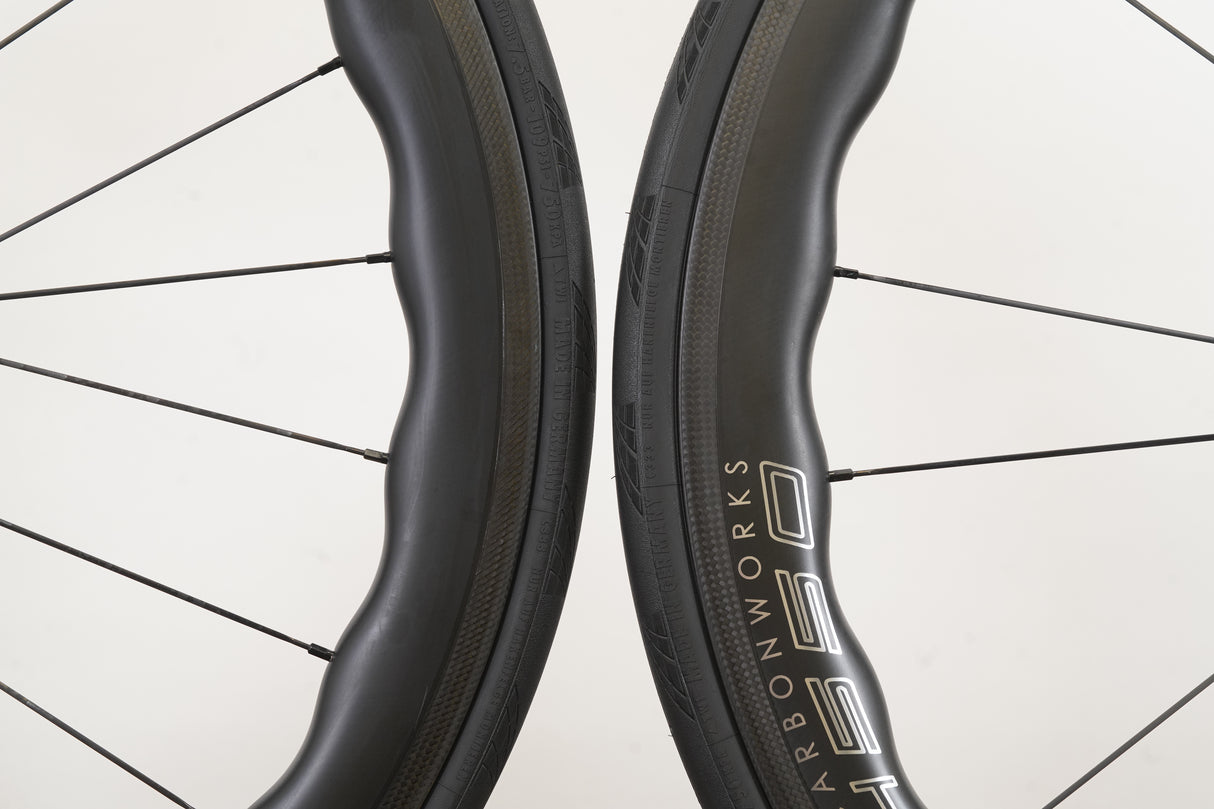 Princeton CarbonWorks Peak 4540 Tubeless Carbon Rim Brake Wheelset 12 Speed