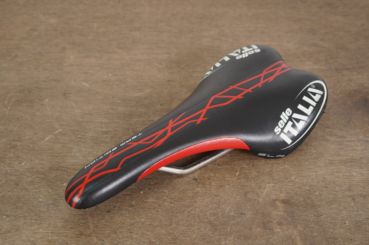 133mm Selle Italia SLR Team Titanium Rail Road Saddle 184g