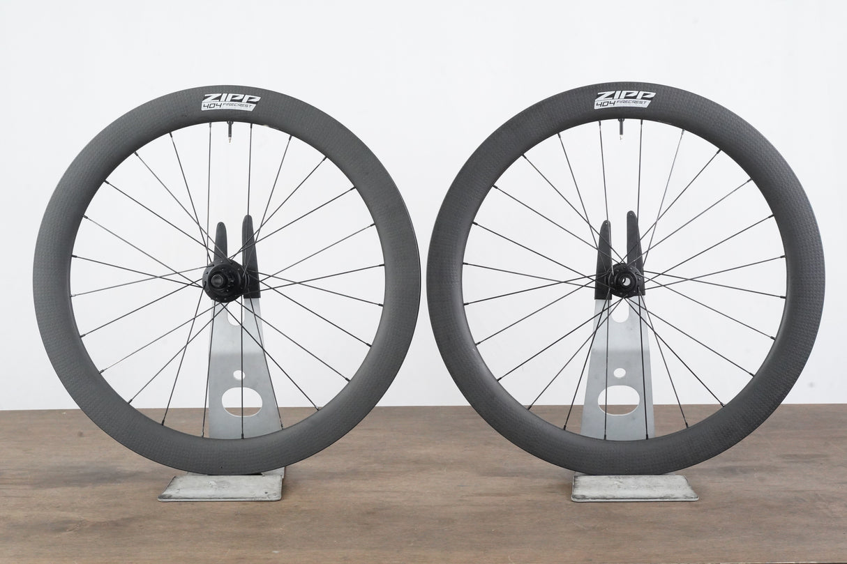 Zipp 404 Firecrest ZR1 Carbon Tubeless Disc Brake Wheelset Shimano/SRAM 11 Speed