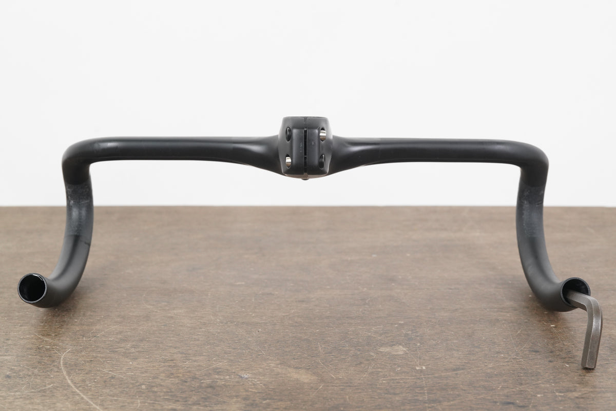40cm 120mm -6 Degree Black Inc. Carbon Barstem Handlebar 1 1/8"