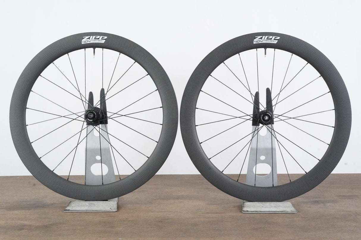 Zipp 404 Firecrest ZR1 Carbon Tubeless Disc Brake Wheelset Shimano/SRAM 11 Speed