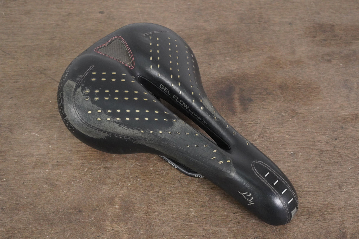 157mm Selle Italia Sport Gel Flow Manganese Rail Road Saddle 289g