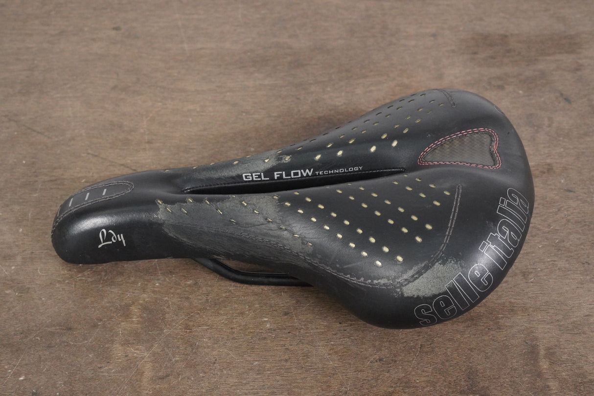 157mm Selle Italia Sport Gel Flow Manganese Rail Road Saddle 289g