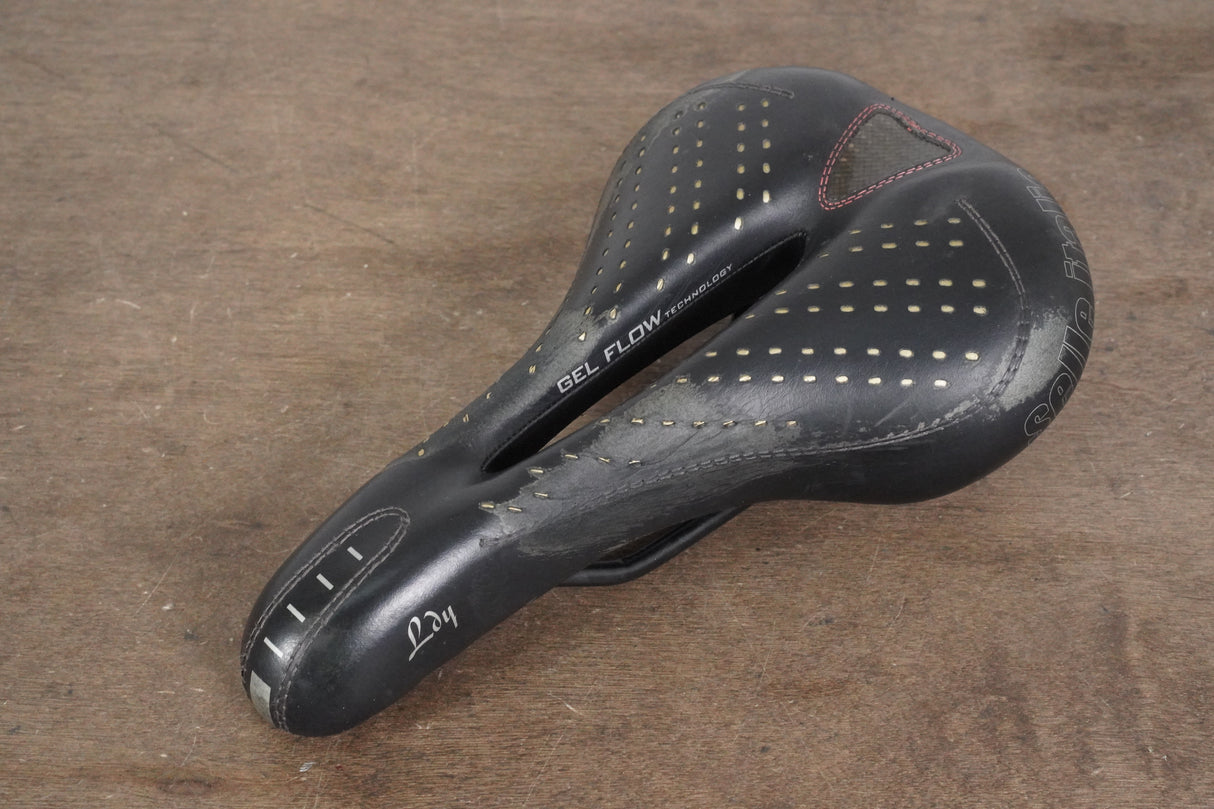 157mm Selle Italia Sport Gel Flow Manganese Rail Road Saddle 289g