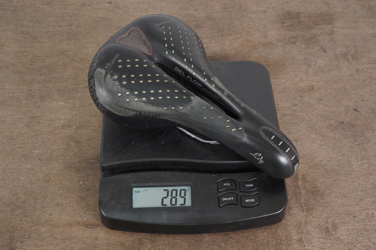 157mm Selle Italia Sport Gel Flow Manganese Rail Road Saddle 289g