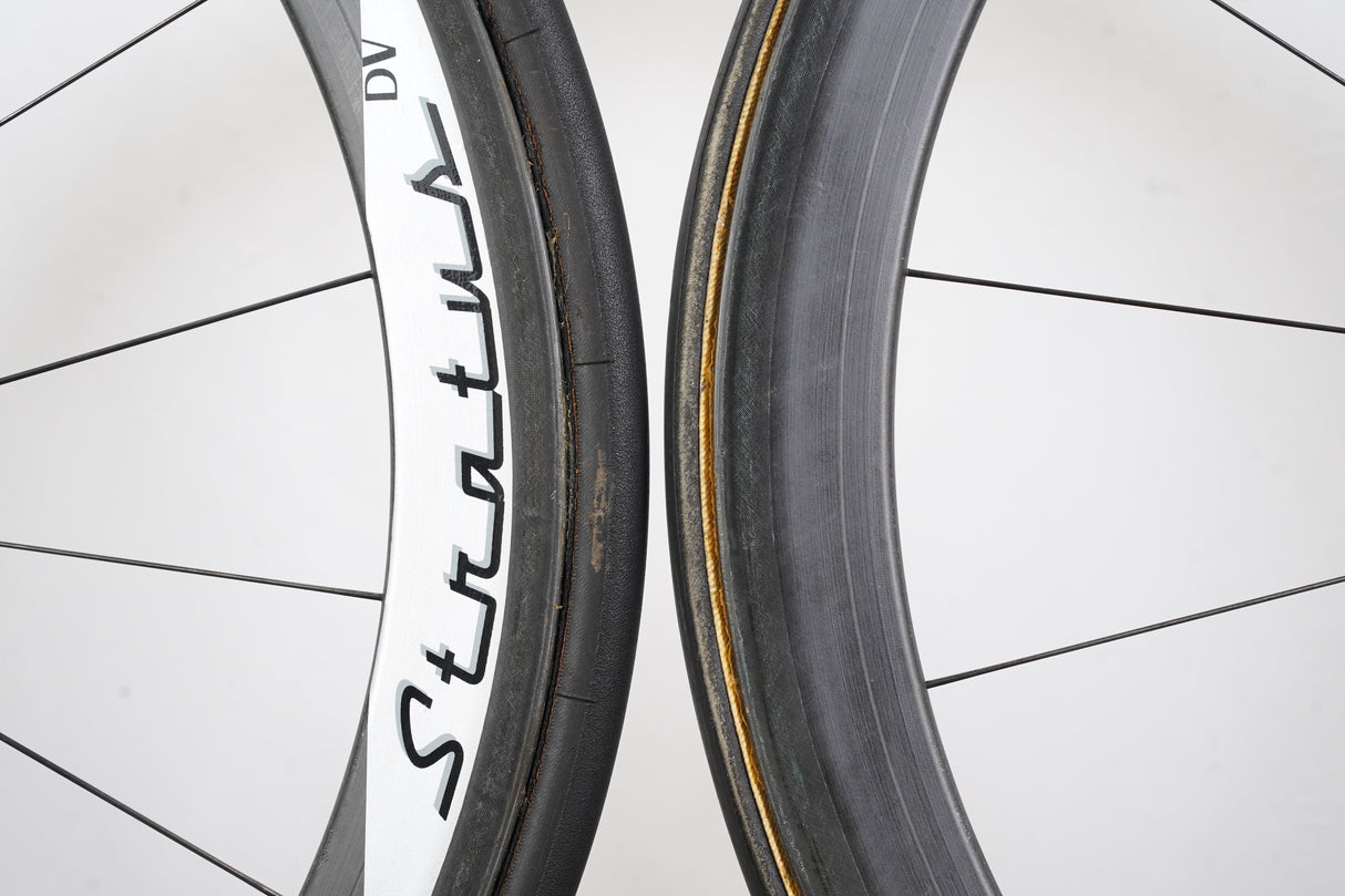 Reynolds Stratus DV White Industries LTA Carbon Tubular Rim Brake Wheelset 10 Speed