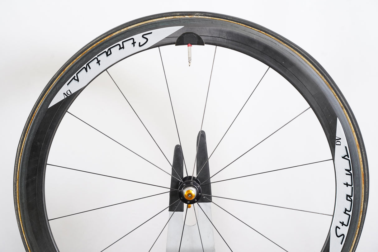 Reynolds Stratus DV White Industries LTA Carbon Tubular Rim Brake Wheelset 10 Speed