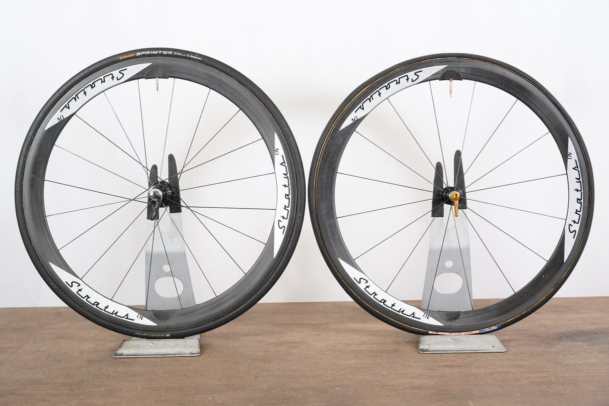 Reynolds Stratus DV White Industries LTA Carbon Tubular Rim Brake Wheelset 10 Speed
