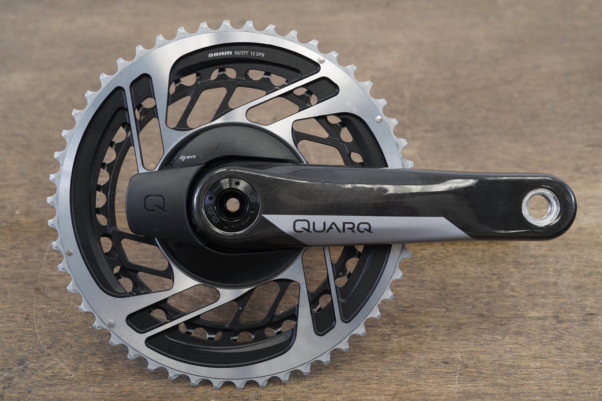 165mm 50/37T DUB Quarq Carbon Power Meter 12 Speed Road Crankset 749