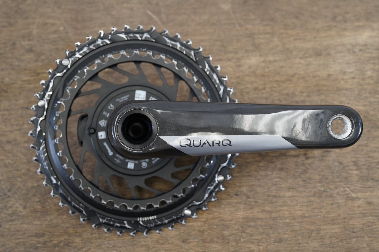 165mm 50/37T DUB Quarq Carbon Power Meter 12 Speed Road Crankset 749