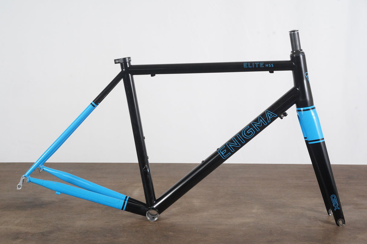 54cm Enigma Elite HSS Steel Rim Brake Road Frameset