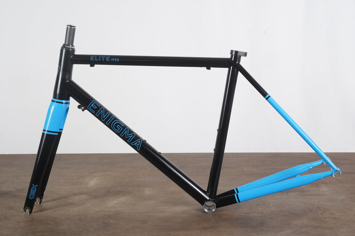 54cm Enigma Elite HSS Steel Rim Brake Road Frameset